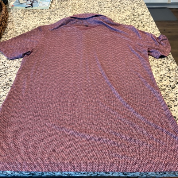 7 Diamonds Tantalum Performance Pima Polo Dusty Rose - Small - Picture 3 of 6